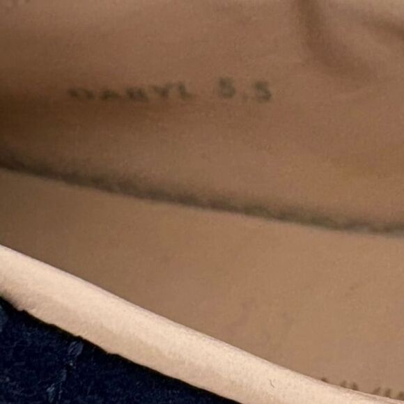 Stuart Weitzman Daryl Suede Sneakers in Blue and White Women's Size 5.5 - Picture 8 of 8